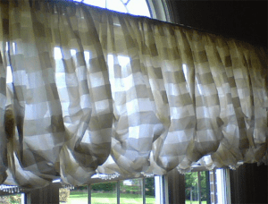 Sheer Balloon Shade Curtains Boutique