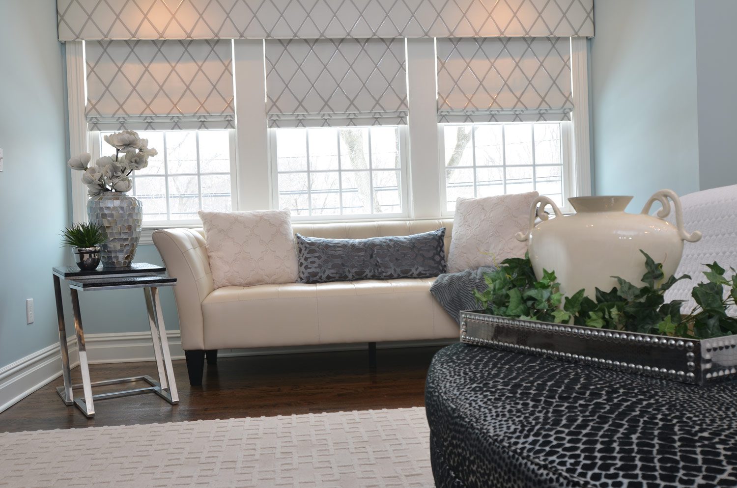 Fabric Shades by Curtains Boutique in Bergen County, NJ