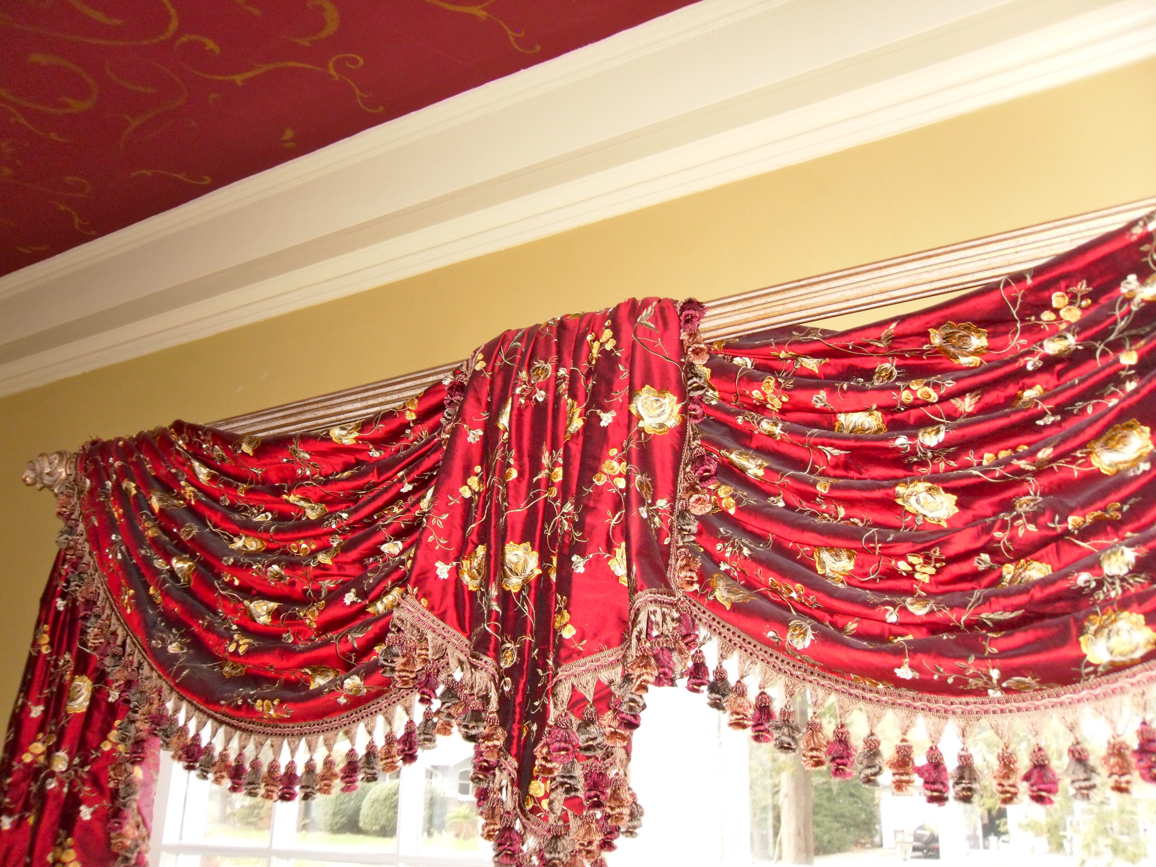 Valances and Swags by Curtains Boutique in NJ